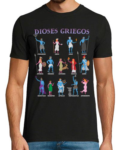 Camiseta Dioses Olímpicos Dioses Griegos Olimpo Historia Grécia - latostadora.com - Modalova
