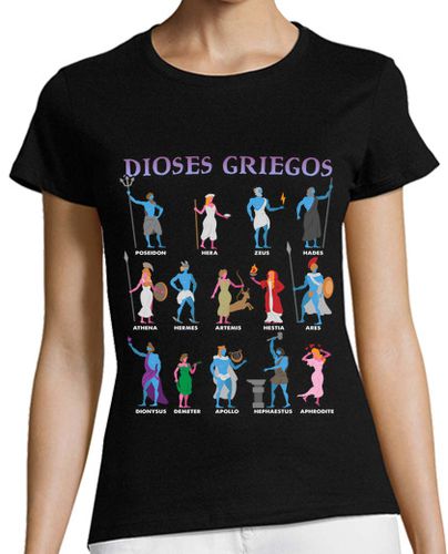 Camiseta mujer Dioses Olímpicos Dioses Griegos Olimpo Historia Grécia - latostadora.com - Modalova