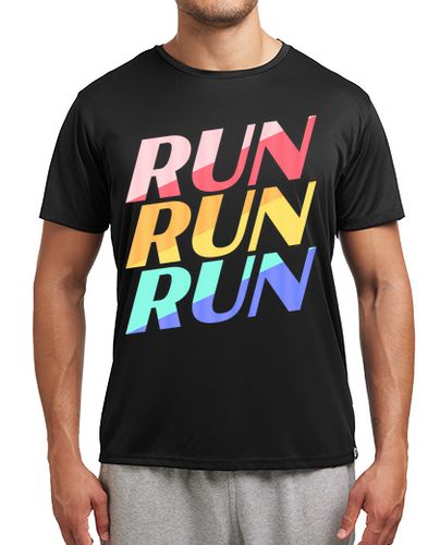 Camiseta deportiva RUN RUN RUN Vintage - latostadora.com - Modalova