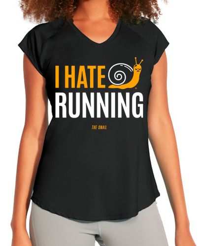 Camiseta Mujer Deportiva I Hate Running. The Snail laTostadora - latostadora.com - Modalova