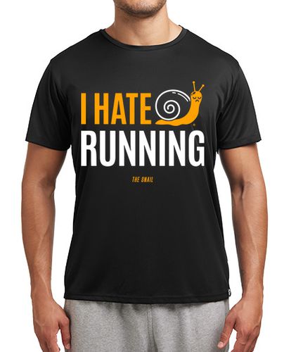 Camiseta deportiva I Hate Running. The Snail - latostadora.com - Modalova