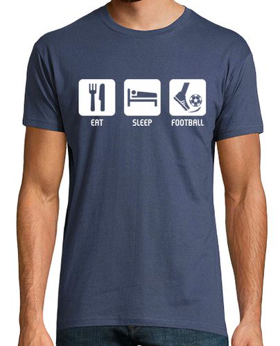 Camiseta Eat, Sleep, Football - latostadora.com - Modalova