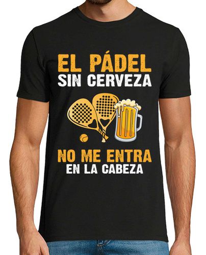 Camiseta El Pádel sin Cerveza no me entra Cabeza - latostadora.com - Modalova