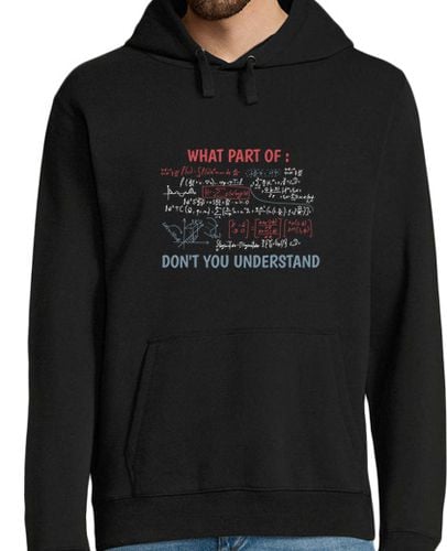 Sudadera Con Capucha Para Hombre matemáticas fáciles, fácil de entender, humor, profesores de matematicas, laTostadora - latostadora.com - Modalova