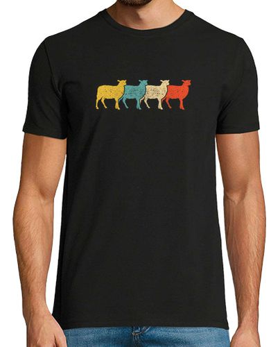 Camiseta Vintage Retro Pop Art Sheep Animal laTostadora - latostadora.com - Modalova