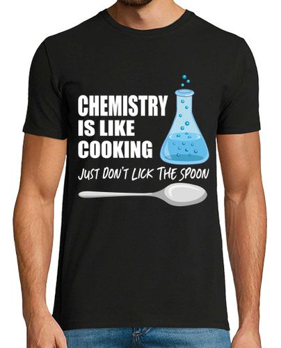 Camiseta la química es como cocinar ciencia dive - latostadora.com - Modalova