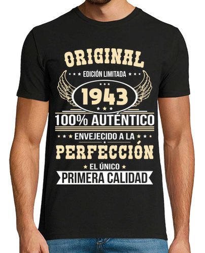 Camiseta 80 años - Original 1943 - El Unico - latostadora.com - Modalova
