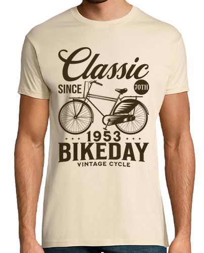 Camiseta 1953 70 Años Cumpleaños Ciclista - latostadora.com - Modalova