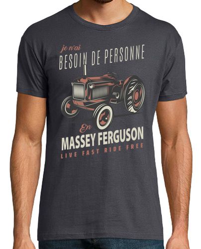 Camiseta Hombre Manga Corta Massey Ferguson laTostadora - latostadora.com - Modalova