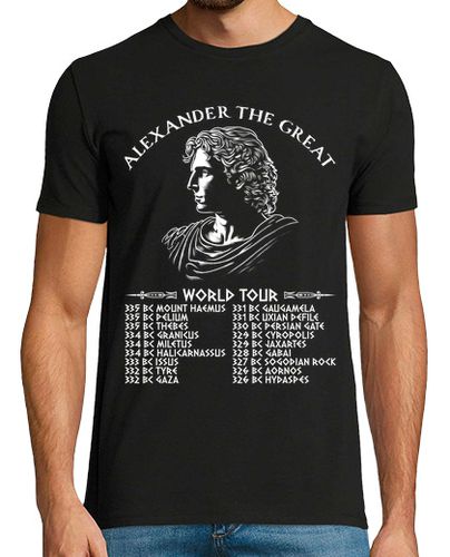Camiseta Alejandro Magno World Tour El Grande Historia Legión - latostadora.com - Modalova