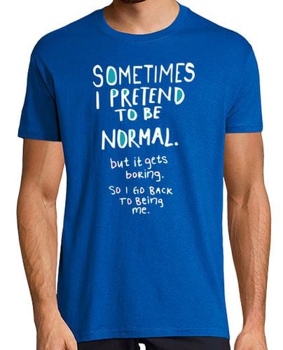 Camiseta Hombre Manga Corta Pretend to be normal laTostadora - latostadora.com - Modalova