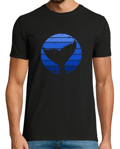 Camiseta puesta de sol de cola de ballena - latostadora.com - Modalova