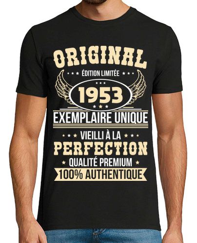 Camiseta cumpleaños 70 años - original 1953 - latostadora.com - Modalova