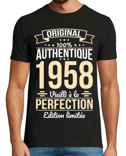 Camiseta cumpleaños 65 años - original 1958 laTostadora - latostadora.com - Modalova