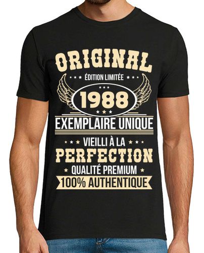 Camiseta cumpleaños 35 años - original 1988 laTostadora - latostadora.com - Modalova