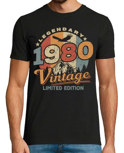 Camiseta Vintage 1980 - cumpleaños 1980 - latostadora.com - Modalova
