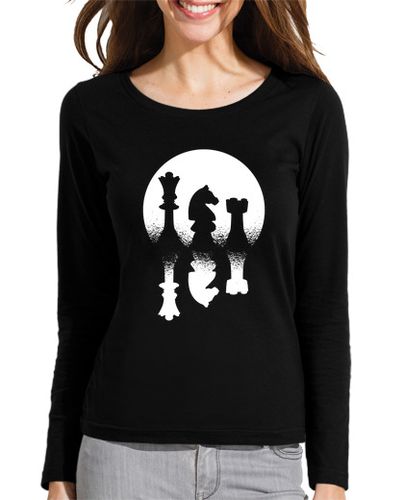 Camiseta mujer ajedrez pieza de ajedrez juego de ajedr - latostadora.com - Modalova