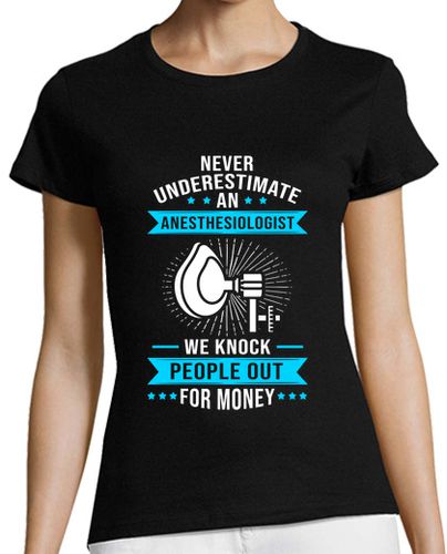 Camiseta mujer anestesiólogo crna enfermera de anestes - latostadora.com - Modalova