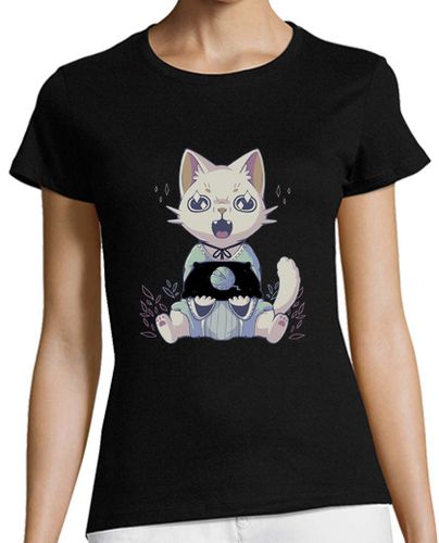 Camiseta mujer señora gato 2 - latostadora.com - Modalova