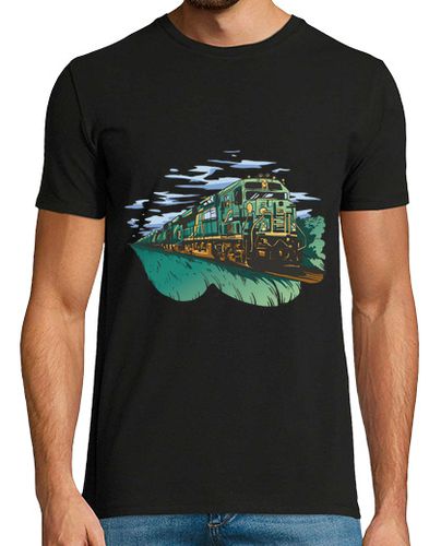 Camiseta Hombre Manga Corta locomotora diesel, colectores de tren, personalizable, laTostadora - latostadora.com - Modalova