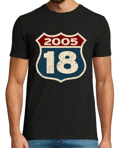 Camiseta Hombre Manga Corta nacido en 2005 - 18 años laTostadora - latostadora.com - Modalova