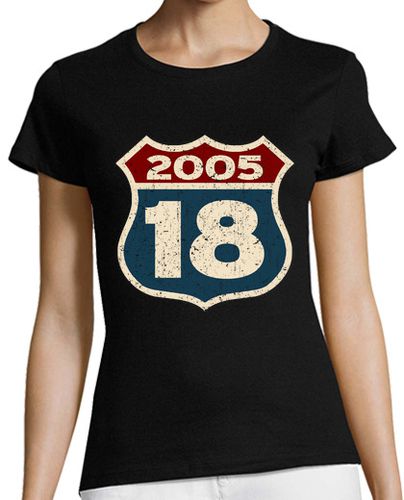 Camiseta mujer nacida en 2005 - 18 años - latostadora.com - Modalova