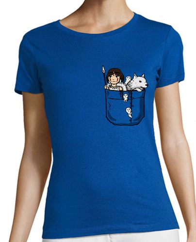 Camiseta mujer princesa de bolsillo - latostadora.com - Modalova