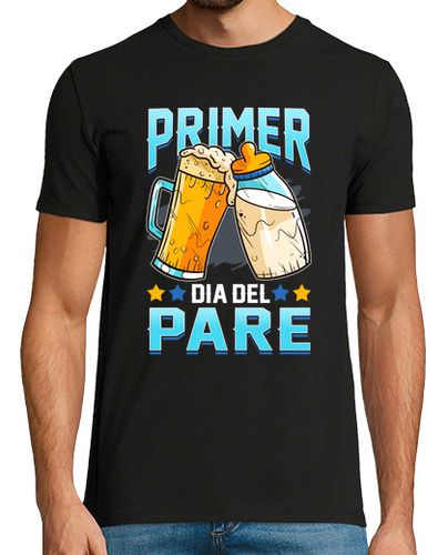 Camiseta Primer Día del Pare Padre Català Primerenc Novato laTostadora - latostadora.com - Modalova