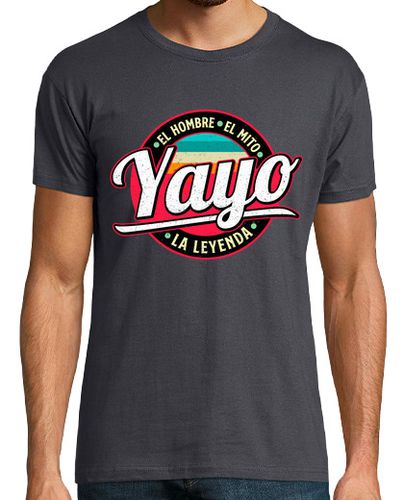 Camiseta Hombre Manga Corta Yayo El Hombre El Mito La Leyenda laTostadora - latostadora.com - Modalova