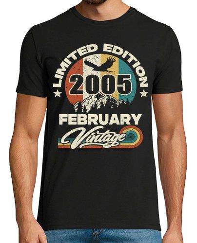 Camiseta vintage 2005 - nacido en febrero 2005 - latostadora.com - Modalova
