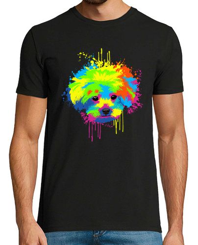 Camiseta Splash Art Maltese Dog Lover Gift Idea - latostadora.com - Modalova