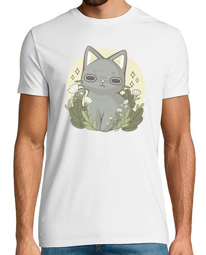 Camiseta gato y flores - latostadora.com - Modalova