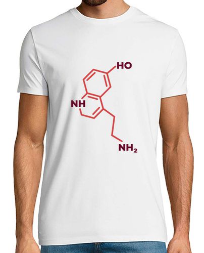 Camiseta serotonina, neurotransmisor, molécula de bienestar - latostadora.com - Modalova