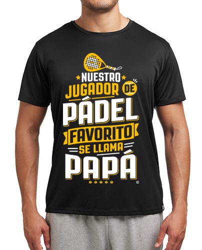 Camiseta Nuestro jugador de pádel favorito se llama Papá - latostadora.com - Modalova