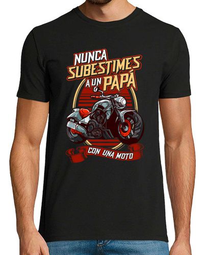 Camiseta No Subestimes Papá Moto Día Del Padre Motero laTostadora - latostadora.com - Modalova