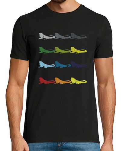 Camiseta Neon Pop Art Retro Iguana Lizard Gift - latostadora.com - Modalova
