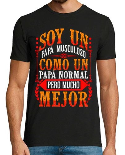 Camiseta Soy Un Papá Musculoso Regalo Día Del Padre Culturismo Gym - latostadora.com - Modalova