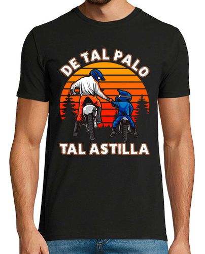 Camiseta De Tal Palo Tal Astilla Padre E Hijo Motocross Moteros Motos - latostadora.com - Modalova