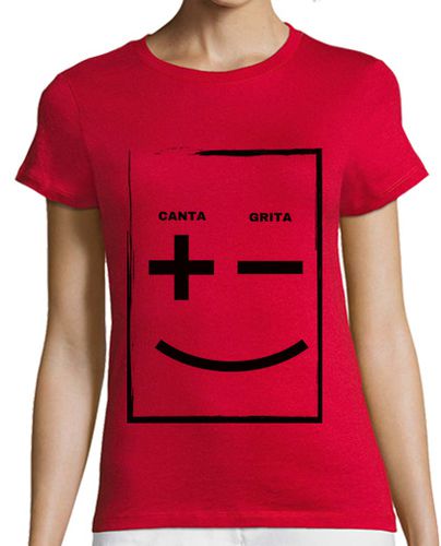 Camiseta mujer CANTA MÁS GRITA MENOS - latostadora.com - Modalova