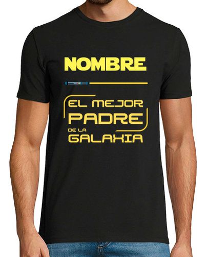 Camiseta El mejor padre de la galaxia - nombre p - latostadora.com - Modalova
