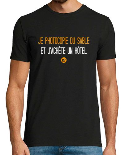 Camiseta fotocopio arena compro un hotel. expresión de kamoulox - latostadora.com - Modalova