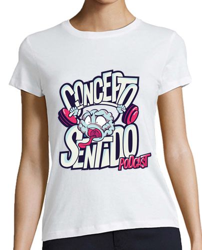 Camiseta Mujer Manga Corta Diseño chica mangas Concepto Sentido Podcast laTostadora - latostadora.com - Modalova