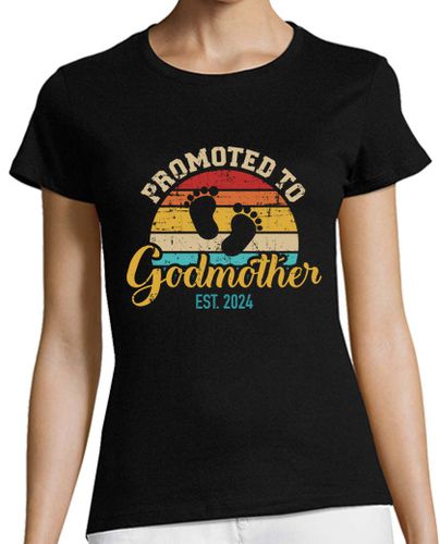 Camiseta mujer ascendida a madrina 2024 vintage retro laTostadora - latostadora.com - Modalova