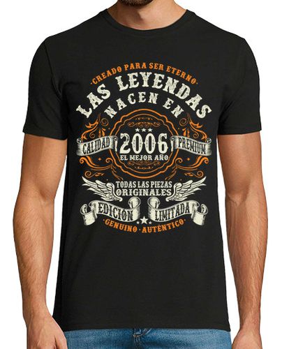 Camiseta las mejores leyendas nacen en 2006 - latostadora.com - Modalova