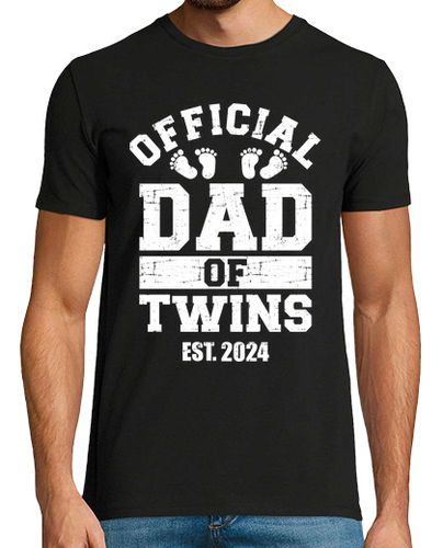 Camiseta papá oficial de mellizos 2024 - latostadora.com - Modalova