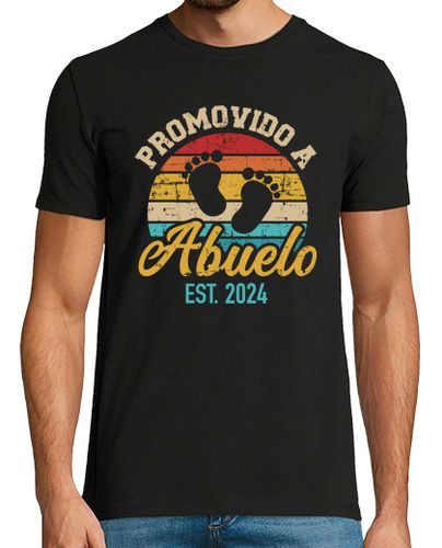 Camiseta promovido a abuelo 2024 vintage retro - latostadora.com - Modalova