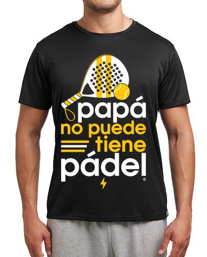 Camiseta deportiva Papá no puede tiene pádel laTostadora - latostadora.com - Modalova