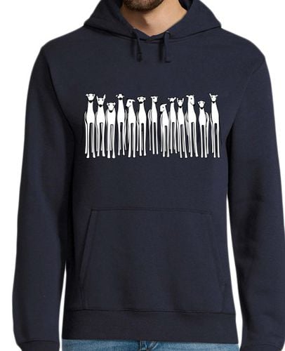 Sudadera Con Capucha Para Hombre Galgos blancos laTostadora - latostadora.com - Modalova