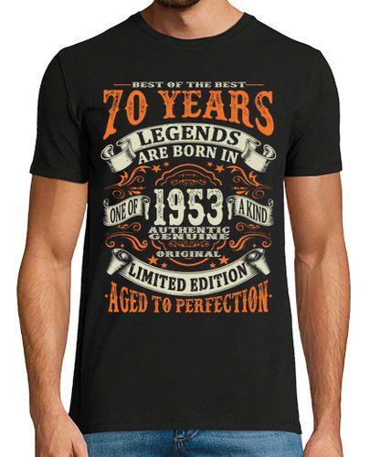 Camiseta 70 años - 1953 - latostadora.com - Modalova