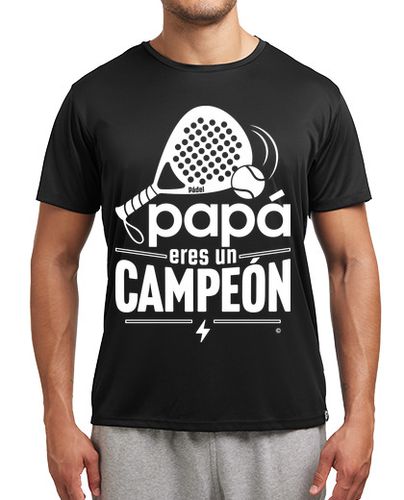 Camiseta deportiva Papá eres un campeón - latostadora.com - Modalova
